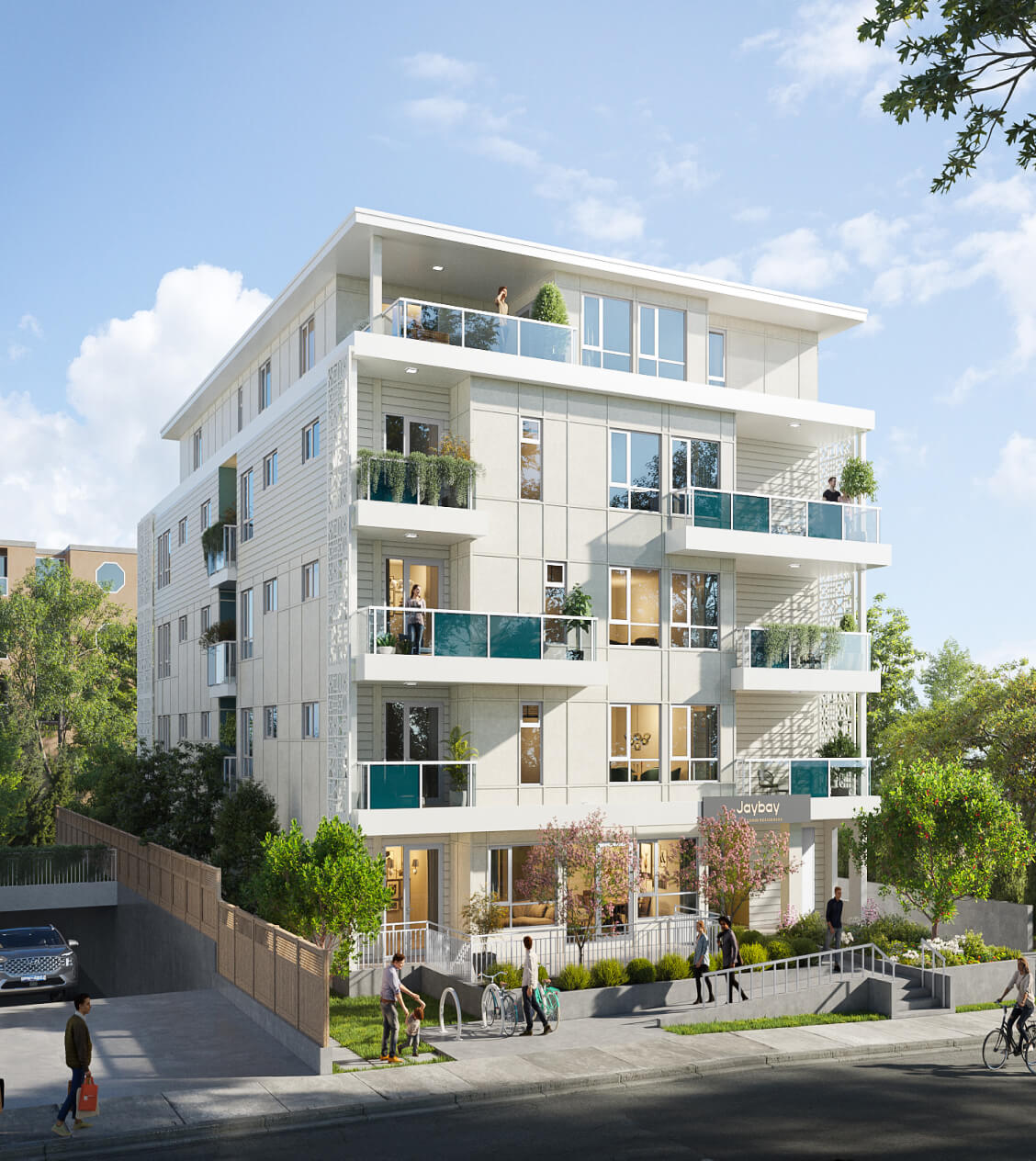 Jaybay building, exterior rendering v1